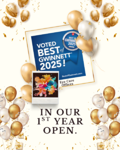 Sweet View Optical Best of Gwinnett 2025 Eye Care Offices winner